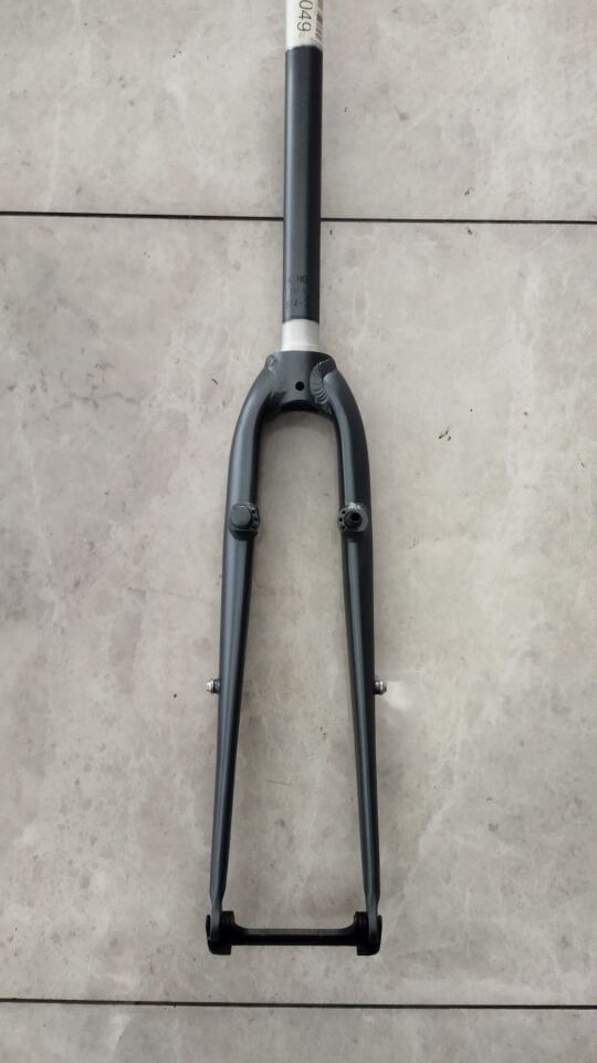 Bianchi 500049 FF 28'' 1-1/8 Alü sabit şehir maşa V fren  Füme