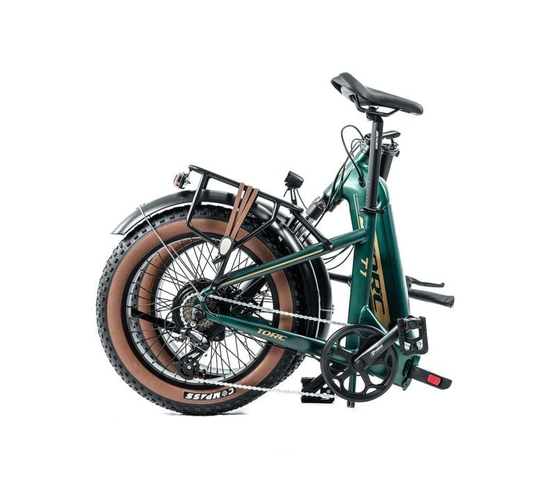 Torc T1-F 20 Fatbike Elektrikli Katlanır Bisiklet  Yeşil