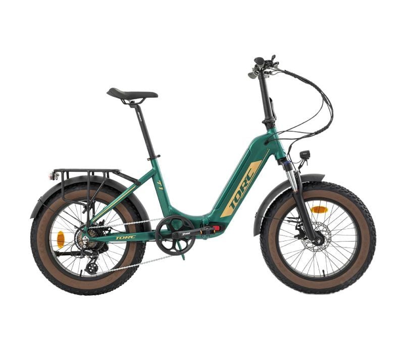 Torc T1-F 20 Fatbike Elektrikli Katlanır Bisiklet  Yeşil