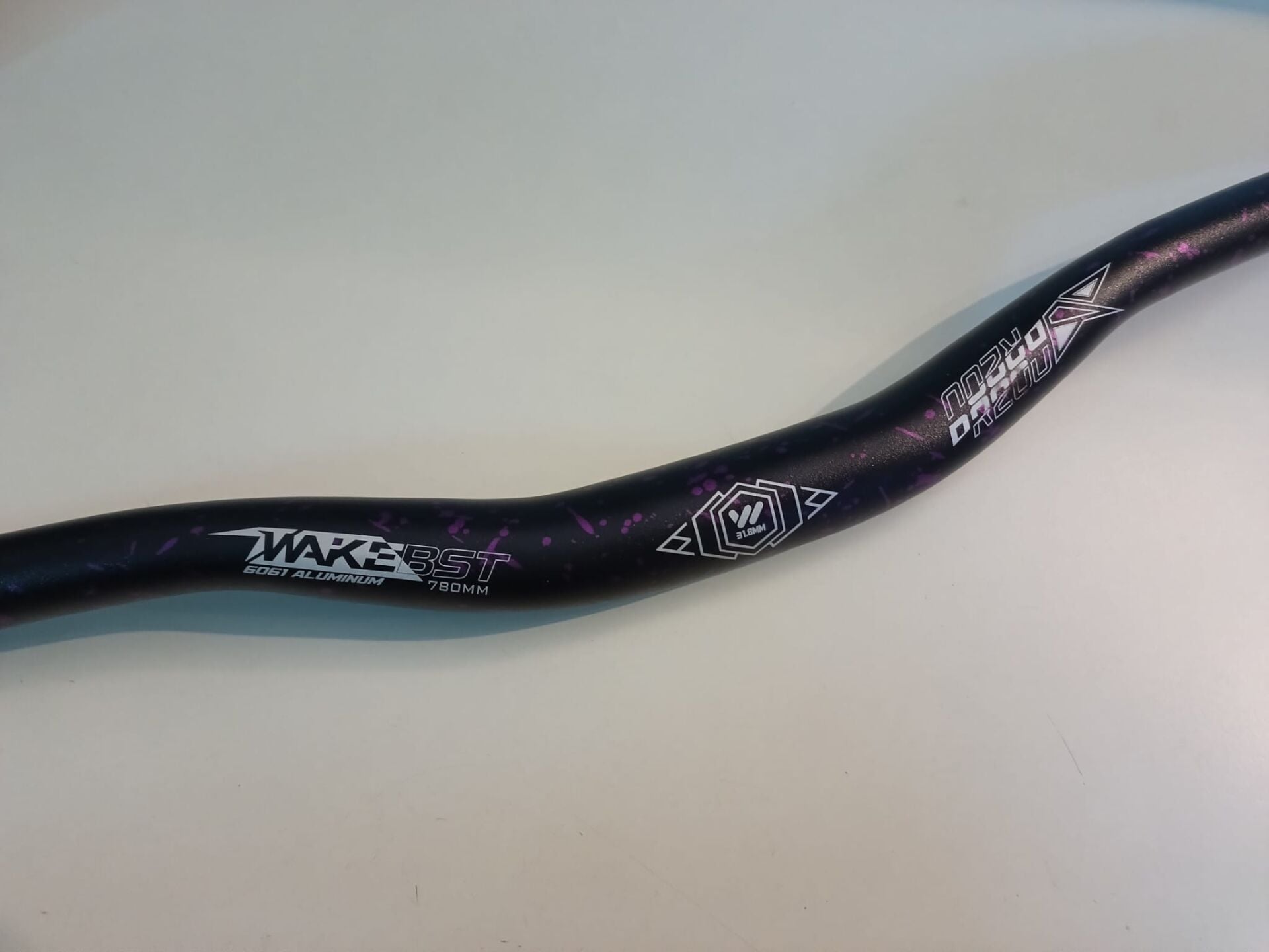 WAKE Comp Riser Alü mtb gidonu 31.8mm 78cm Mor-Siyah