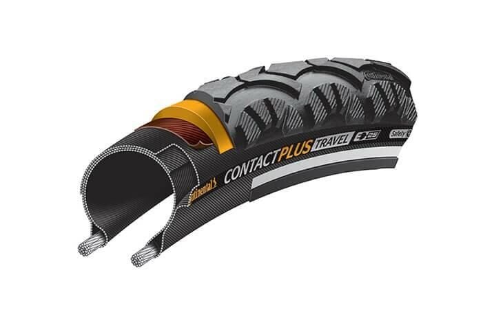 Continental Contact Plus Travel Zırhlı 28 Şehir Dış Lastik 700x35 Siyah
