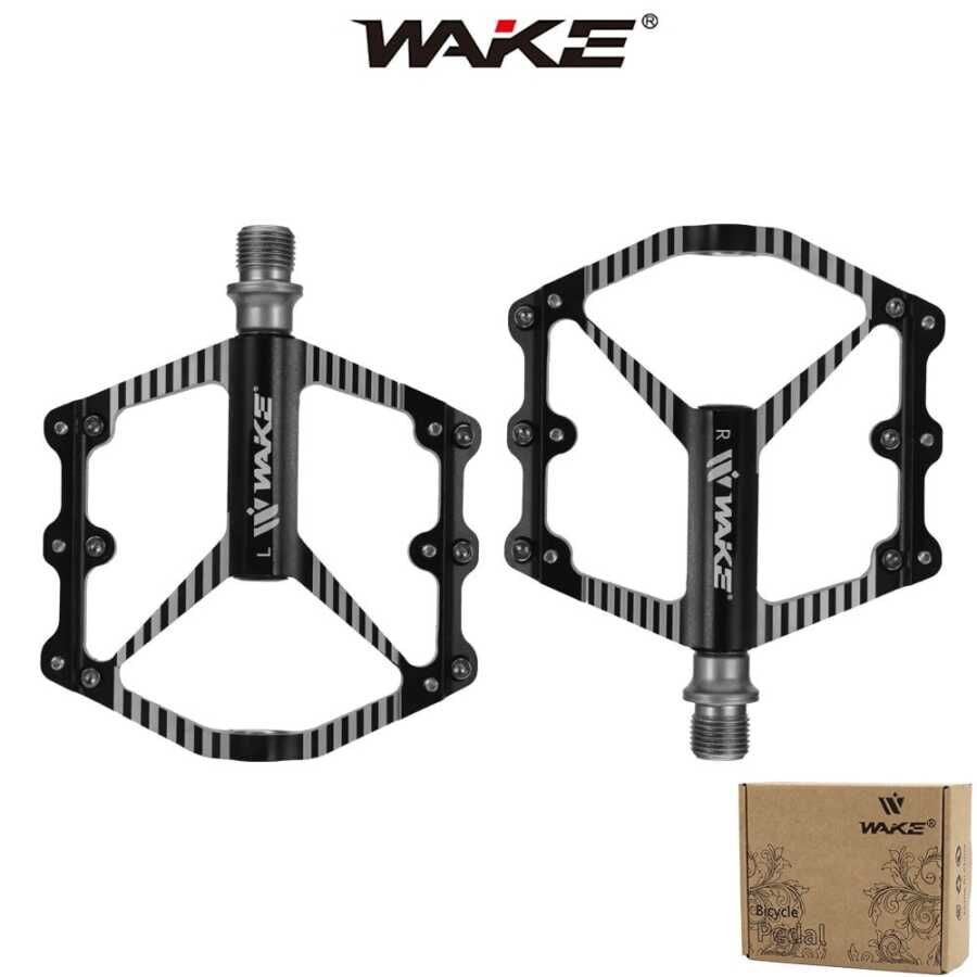 WAKE 353 Alüminyum Rulmanl ıPedal Cro-mo mil Siyah