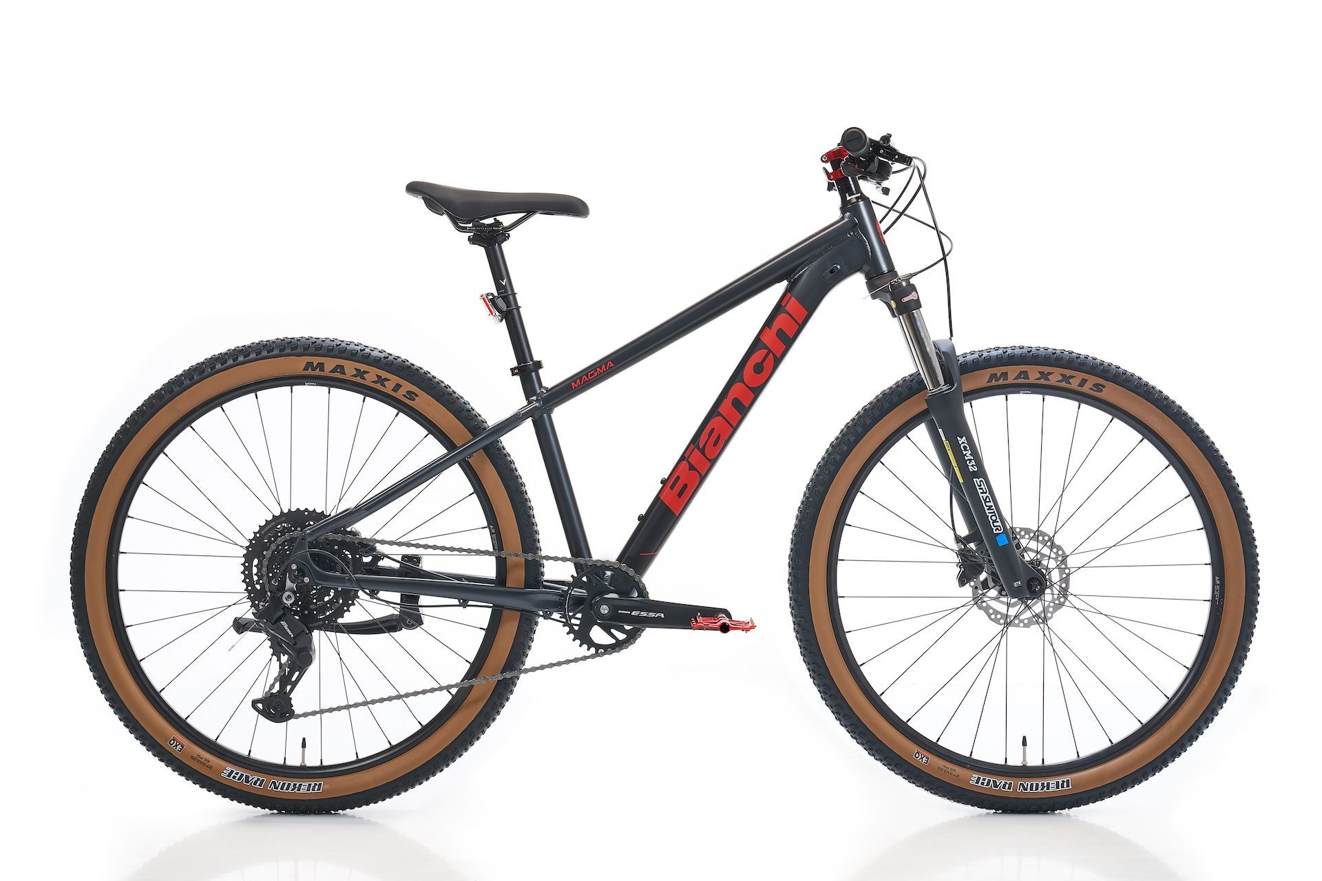 Bianchi Magma 27.X  27.5 Jant Dağ Bisikleti 38cm Siyah Kırmızı