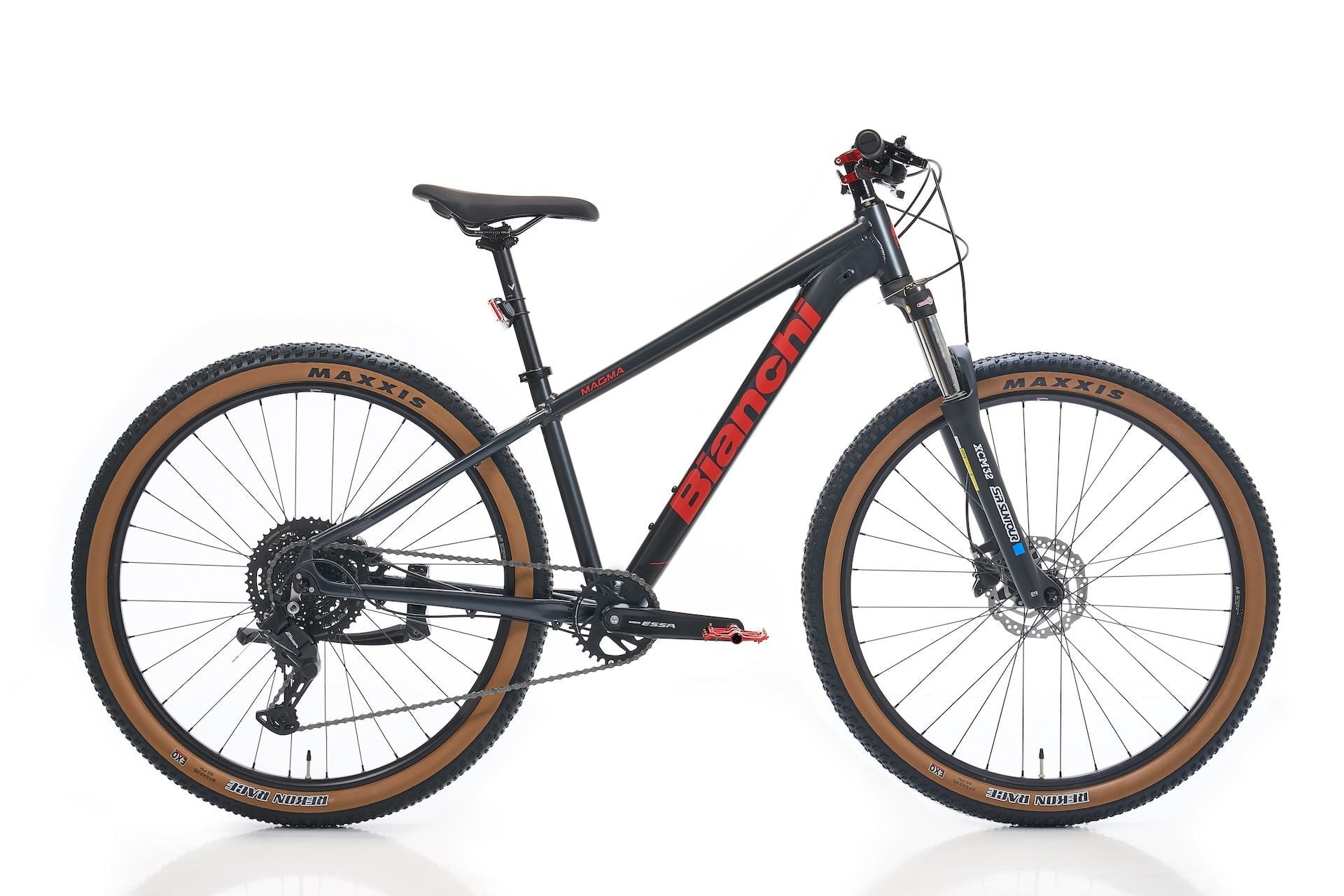 Bianchi Magma 27.X  27.5 Jant Dağ Bisikleti 38cm Siyah Kırmızı