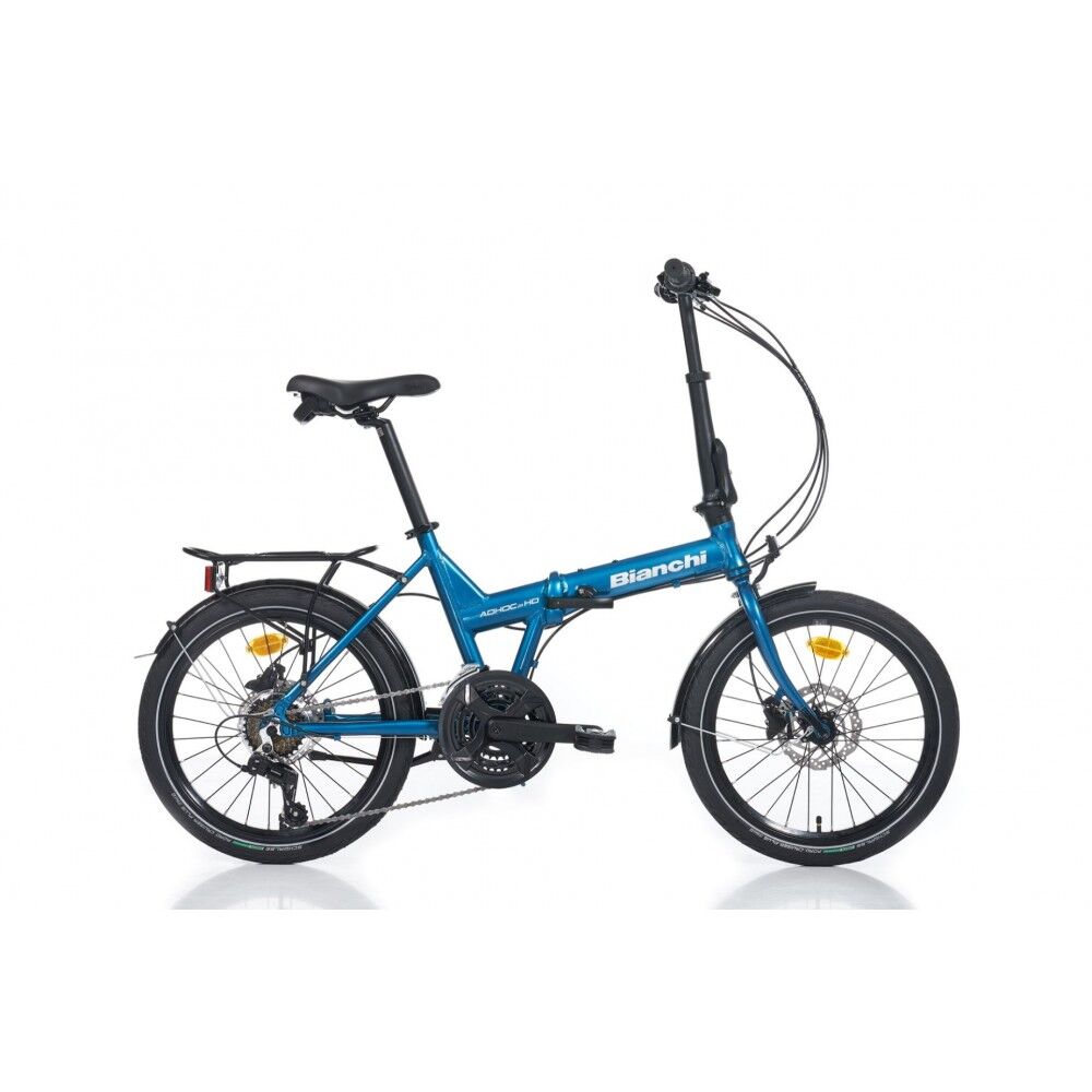 Bianchi  Adhoc 20'' Katlanır Bisiklet HD Disk Mavi Beyaz