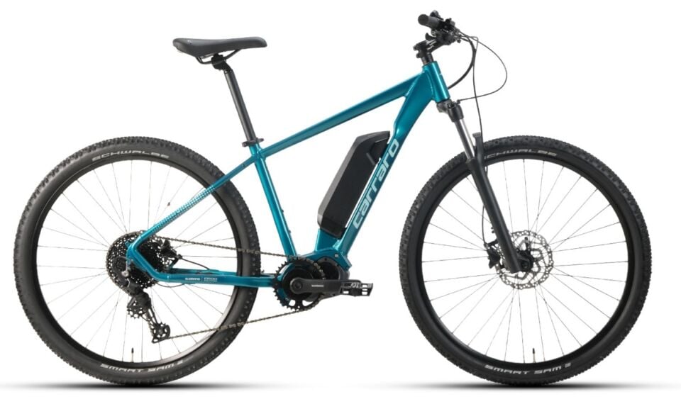 Carraro Vector 9.1 Elektrikli Dağ Bisikleti 48cm Petrol Yeşil Turkuaz Gri