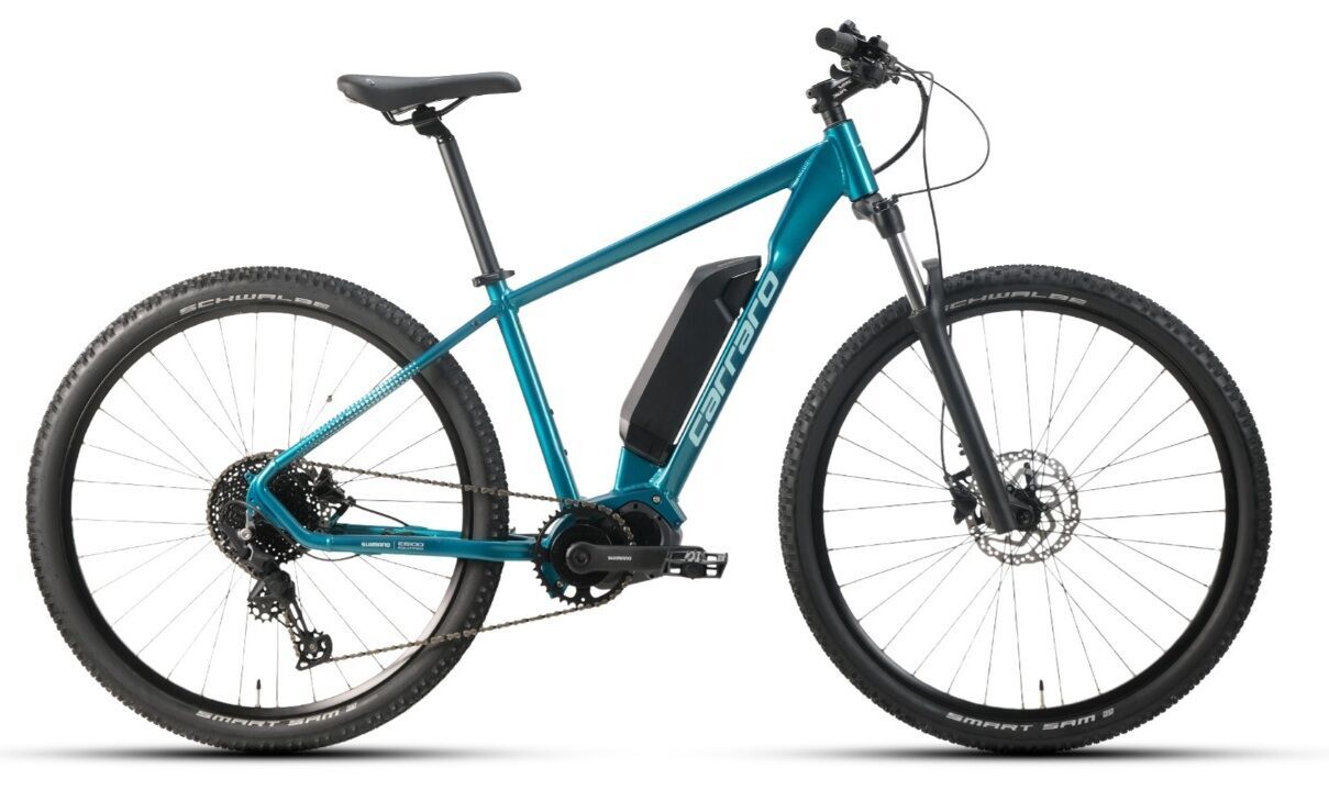 Carraro Vector 9.1 Elektrikli Dağ Bisikleti 44cm Petrol Yeşil Turkuaz Gri