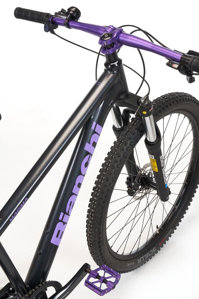 Bianchi Magma 27.X  27.5 Jant Dağ Bisikleti 38cm Siyah Mor