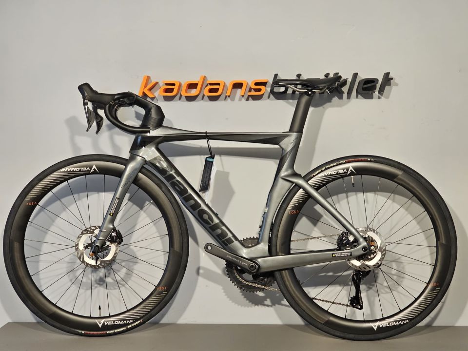 Bianchi Oltre Comp Ultegra Di2 Yol Yarış Bisikleti 53cm Parlak Gri