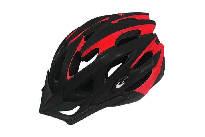 Zozo MV-29 Yetişkin Kask MEDİUM SİYAH KIRMIZI