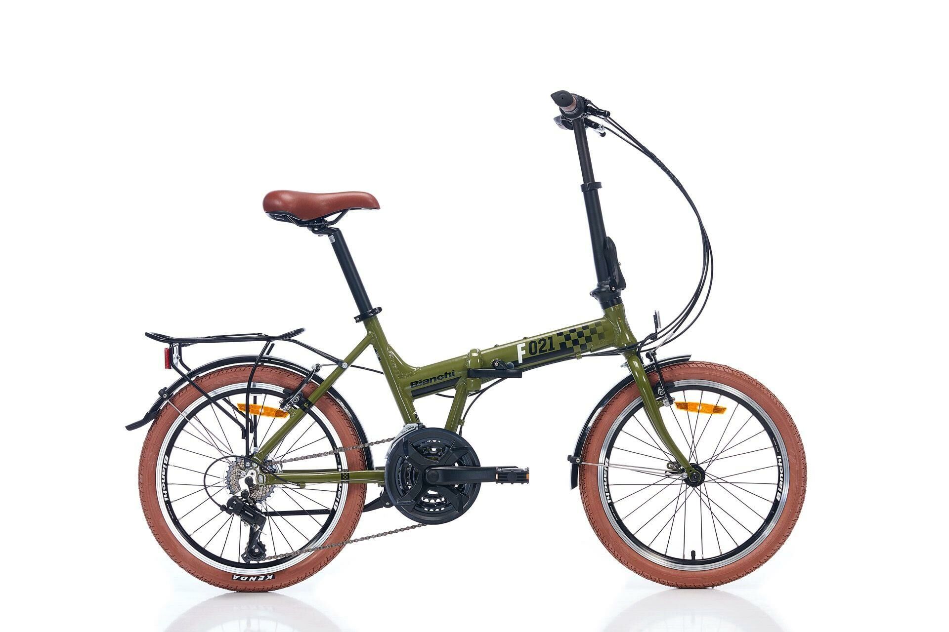 Bianchi F021 20'' Katlanır Bisiklet Tundura Yeşili