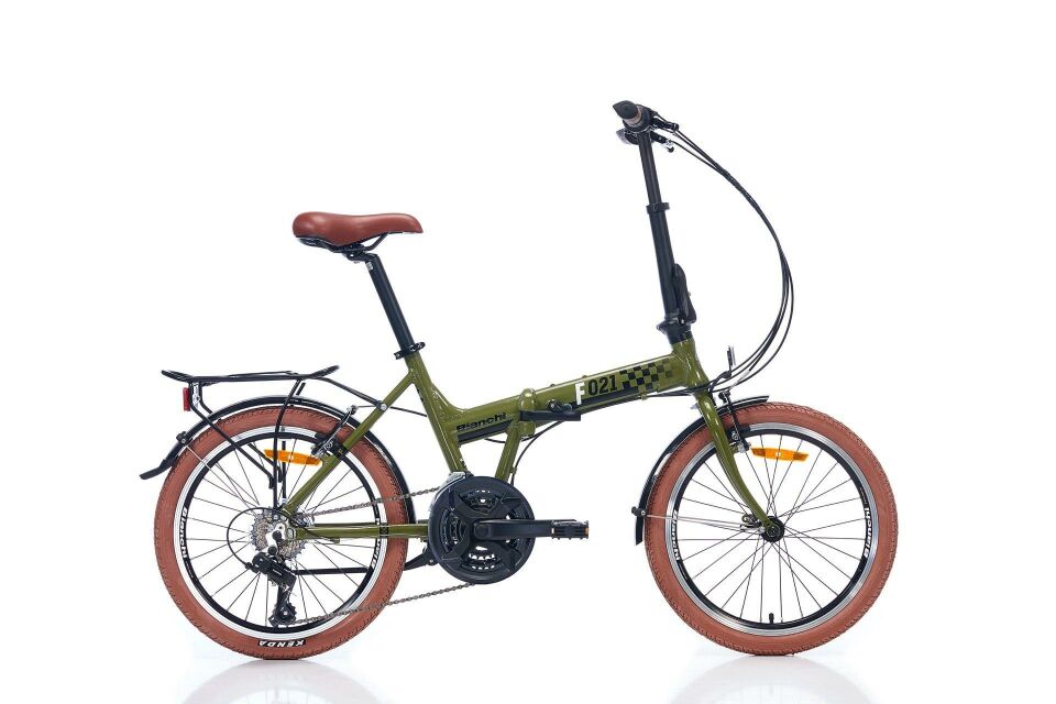Bianchi F021 20'' Katlanır Bisiklet Tundura Yeşili