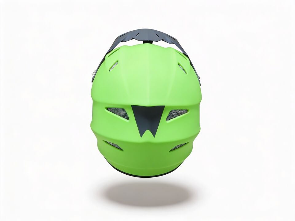 ASİSTAN KS-05 Full Face Dağ Bisikleti Enduro Kask Large Yeşil