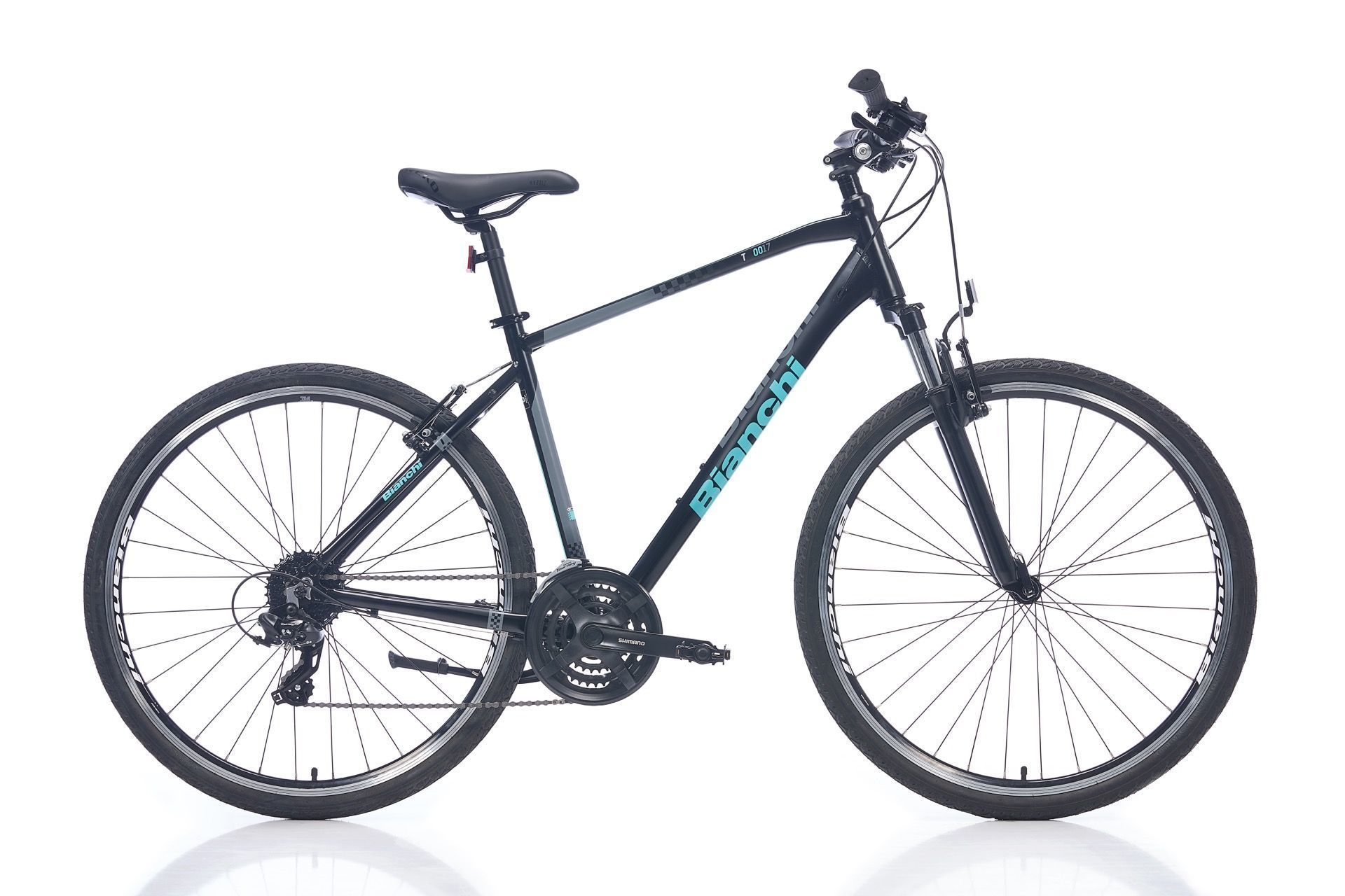 Bianchi T0017 FS 28 Jant Şehir Bisikleti 51cm Siyah Celeste Yeşili