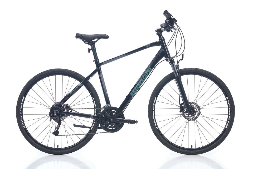 Bianchi T012FS 28 Jant Şehir Bisikleti 51cm Siyah Celeste Yeşili