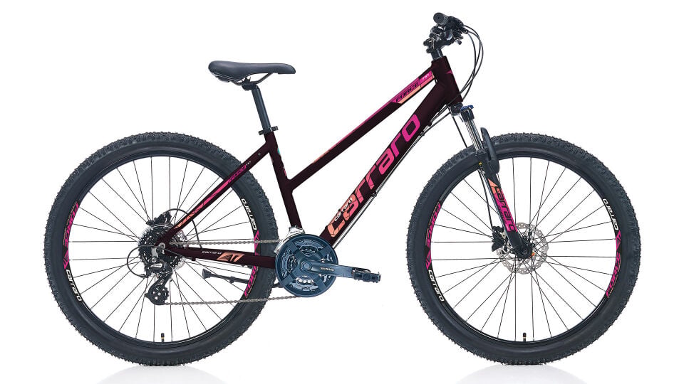 Carraro Force 751 27.5'' Dağ Bisikleti 38cm Mürdüm Fuşya Mercan