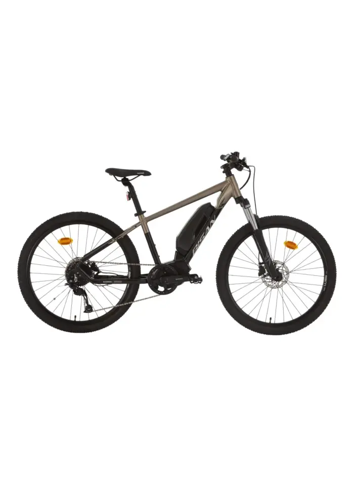 Bisan Arrow 26 Elektrikli Dağ Bisikleti 38cm Metalik Bej Siyah Beyaz