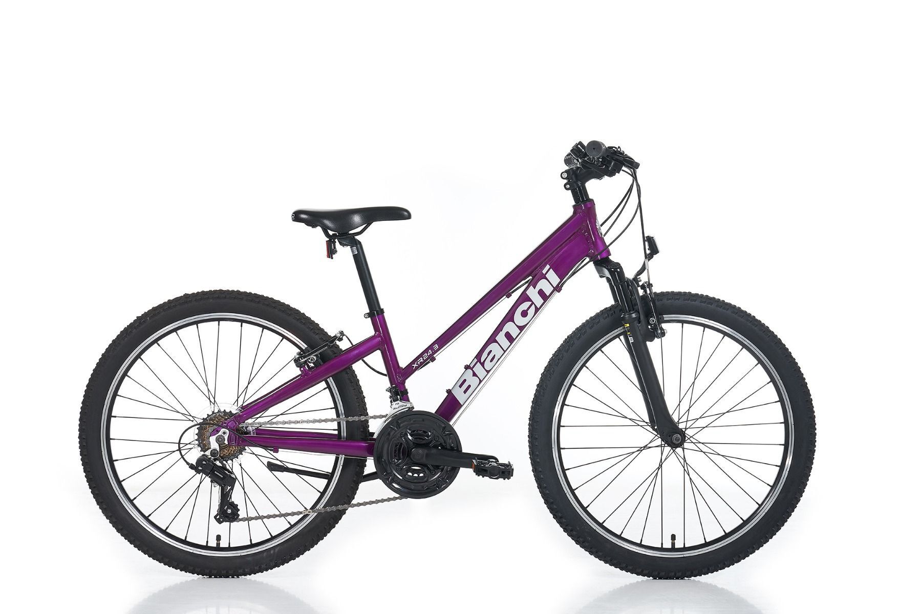 Bianchi XR24.3 24 Jant Bisiklet 31cm Mürdüm Gri