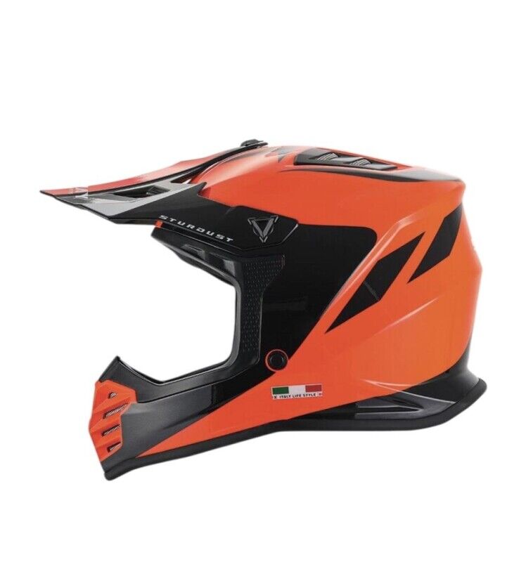 Sway FS-618 Full Face Dağ Bisikleti Enduro Kask 53-54 cm Parlak Turuncu Siyah