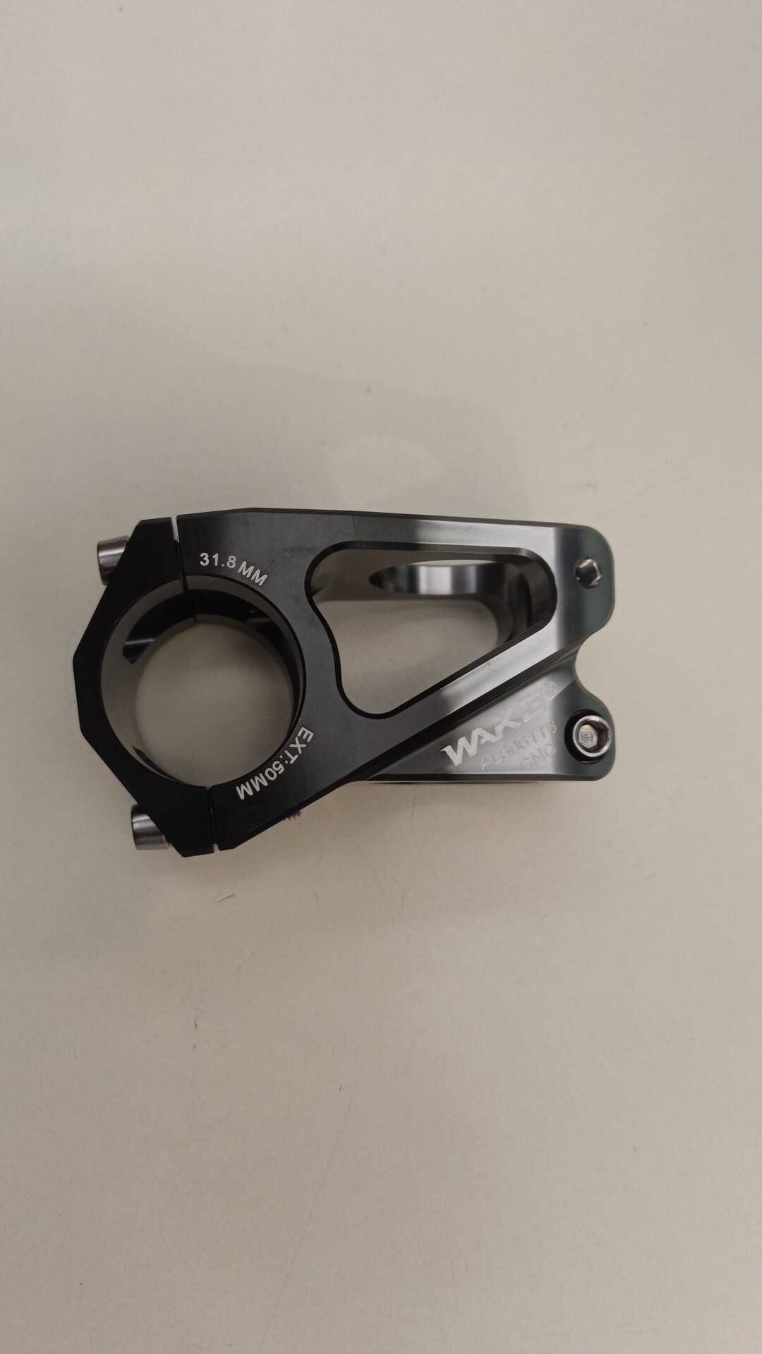 Wake Alüminyum Gidon Boğazı 31.8mm 50mm Siyah Gri