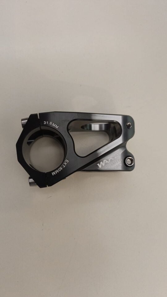 Wake Alüminyum Gidon Boğazı 31.8mm 50mm Siyah Gri