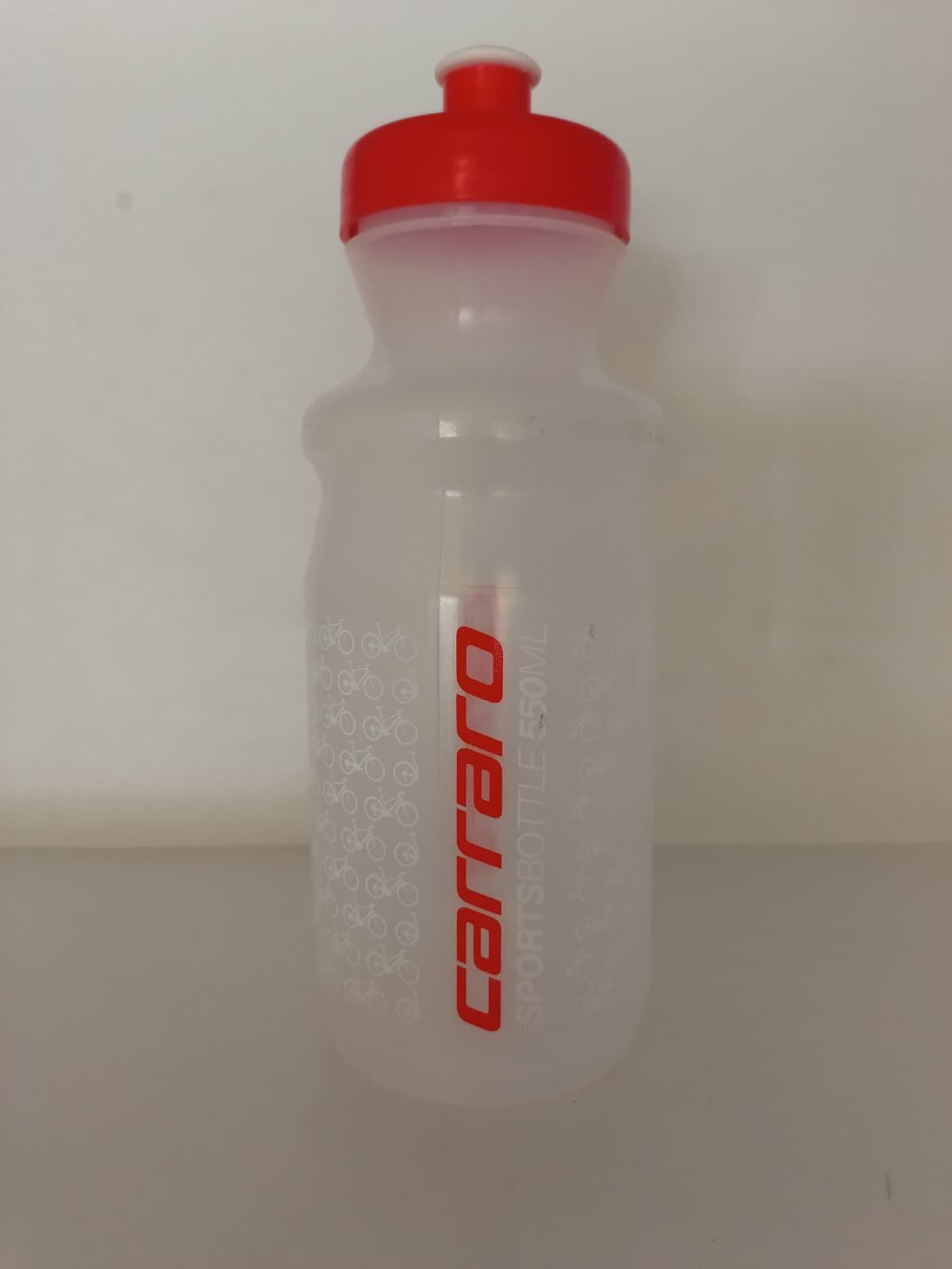 Carraro ShortieBottle 550 ml Matara  Şeffaf Kırmızı