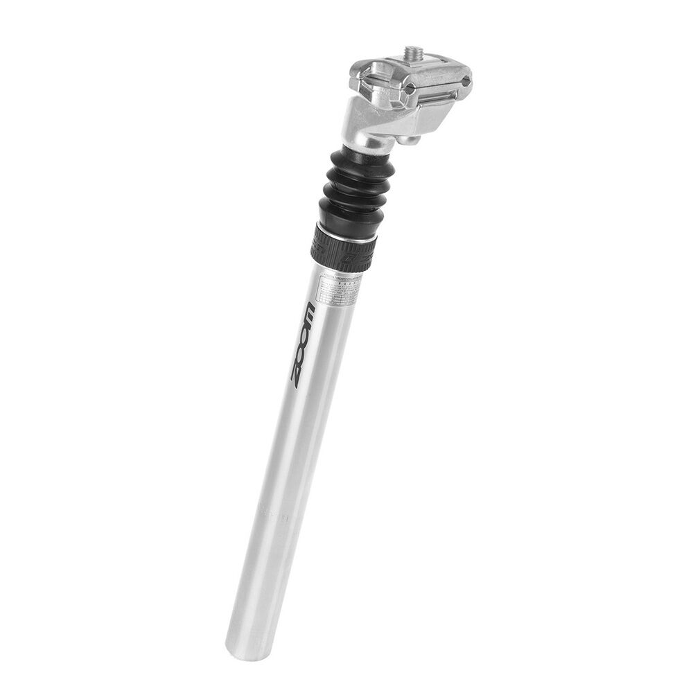 Zoom Amortisörlü Sele Borusu 35 cm Aluminyum Kızaklı 27.2mm Gümüş