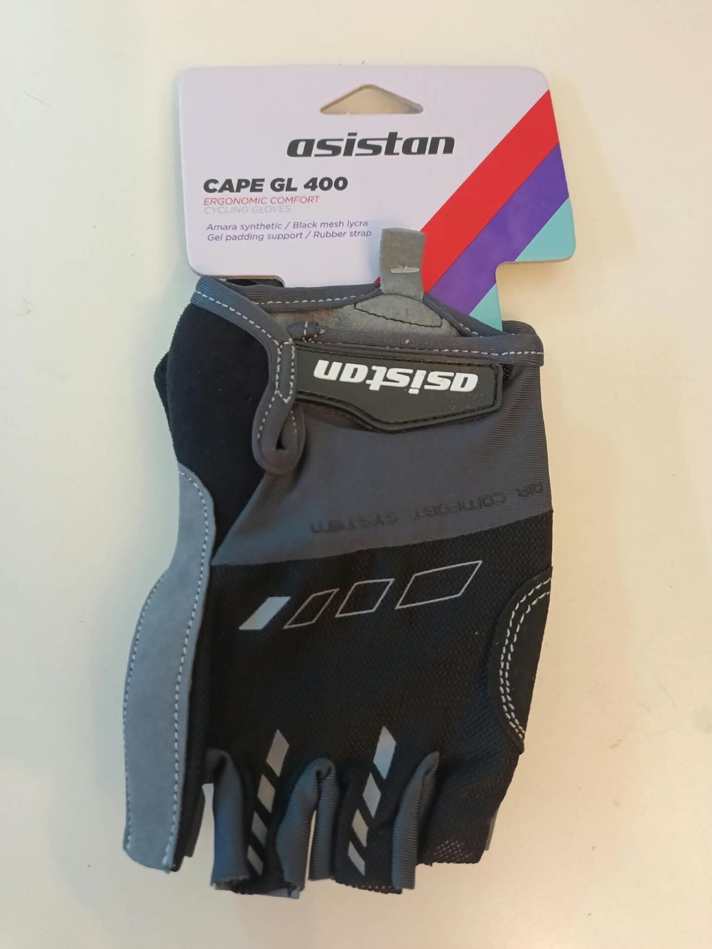 Asistan Cape GL 400 Kısa Parmak Eldiven XL GRİ