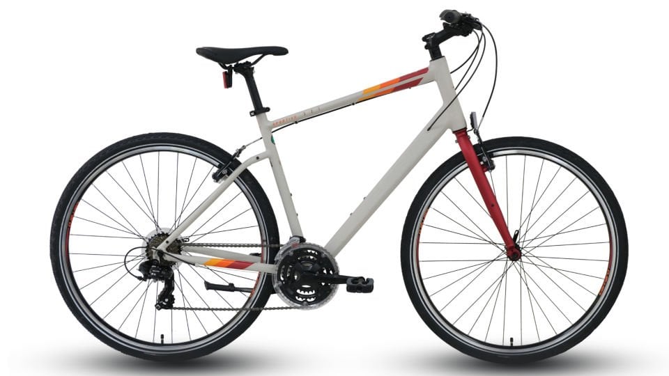 Carraro Sportive 321 28'' Şehir Bisikleti 52cm Mat Gri Kırmızı Turuncu R1
