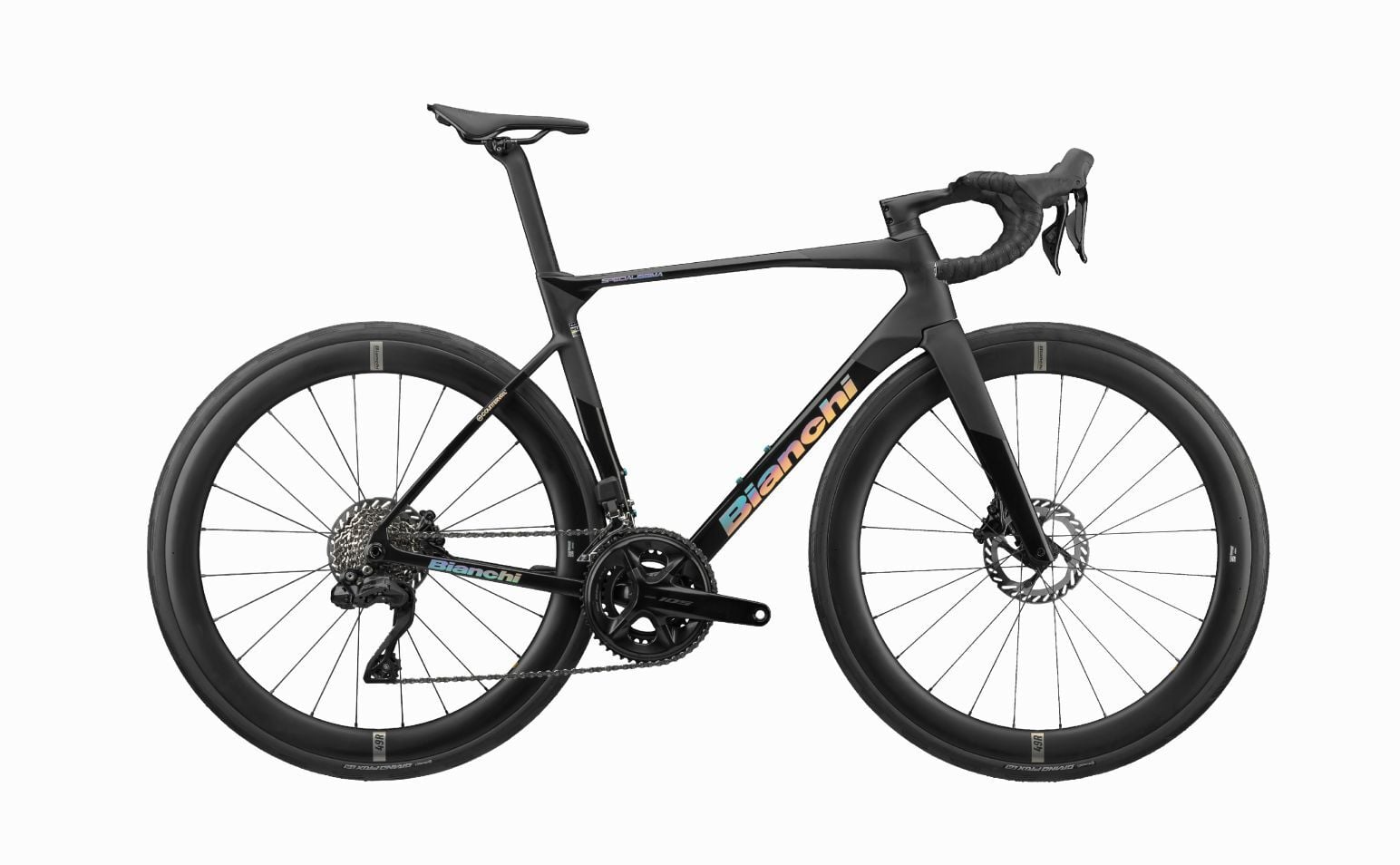 Bianchi New Specialissima Ultegra Di2  Yol Yarış Bisikleti 55cm Siyah
