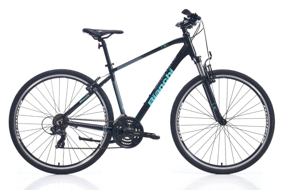Bianchi T0018FS 28 Jant Şehir Bisikleti   51cm Siyah Celeste Yeşili