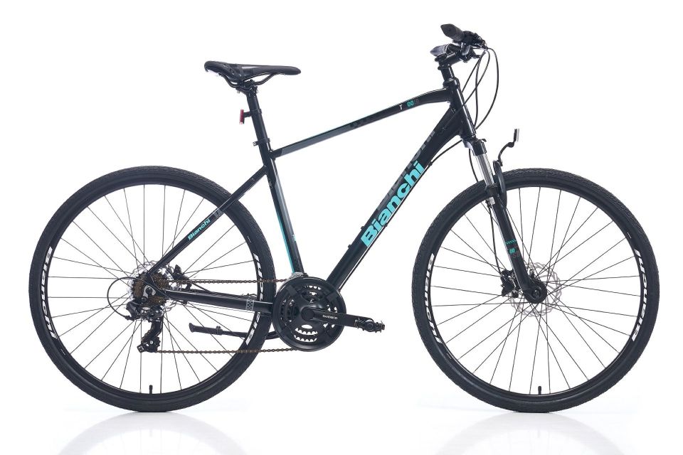 Bianchi T0018FS-D 28 Jant Şehir Bisikleti 51cm Siyah Celeste Yeşili