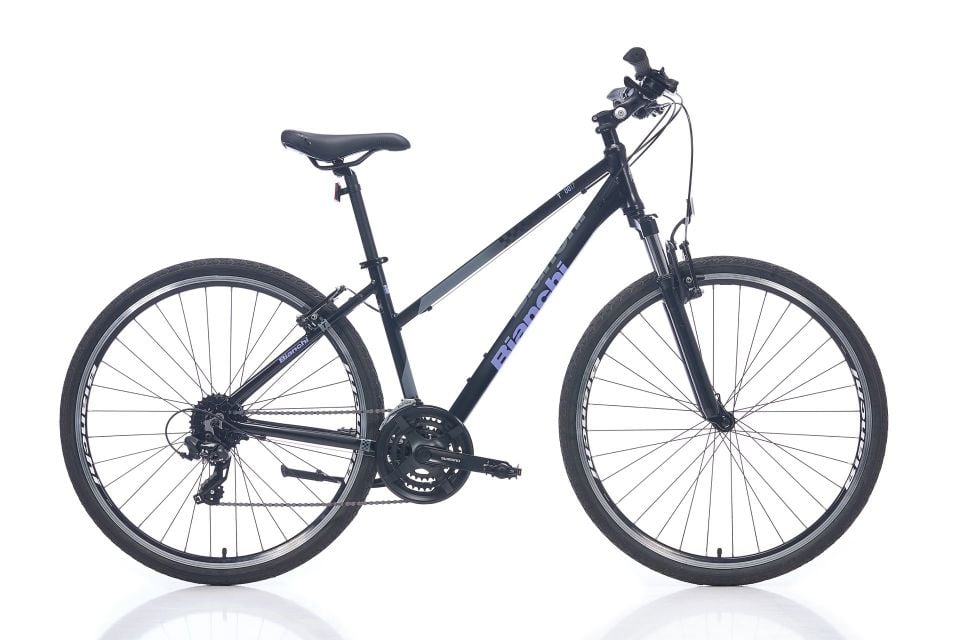 Bianchi T0017 FS-L 28 Jant Şehir Bisikleti  38cm Siyah Lila