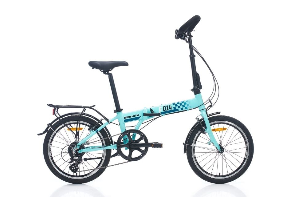 Bianchi F014 20'' Katlanır Bisiklet    celeste yeşili