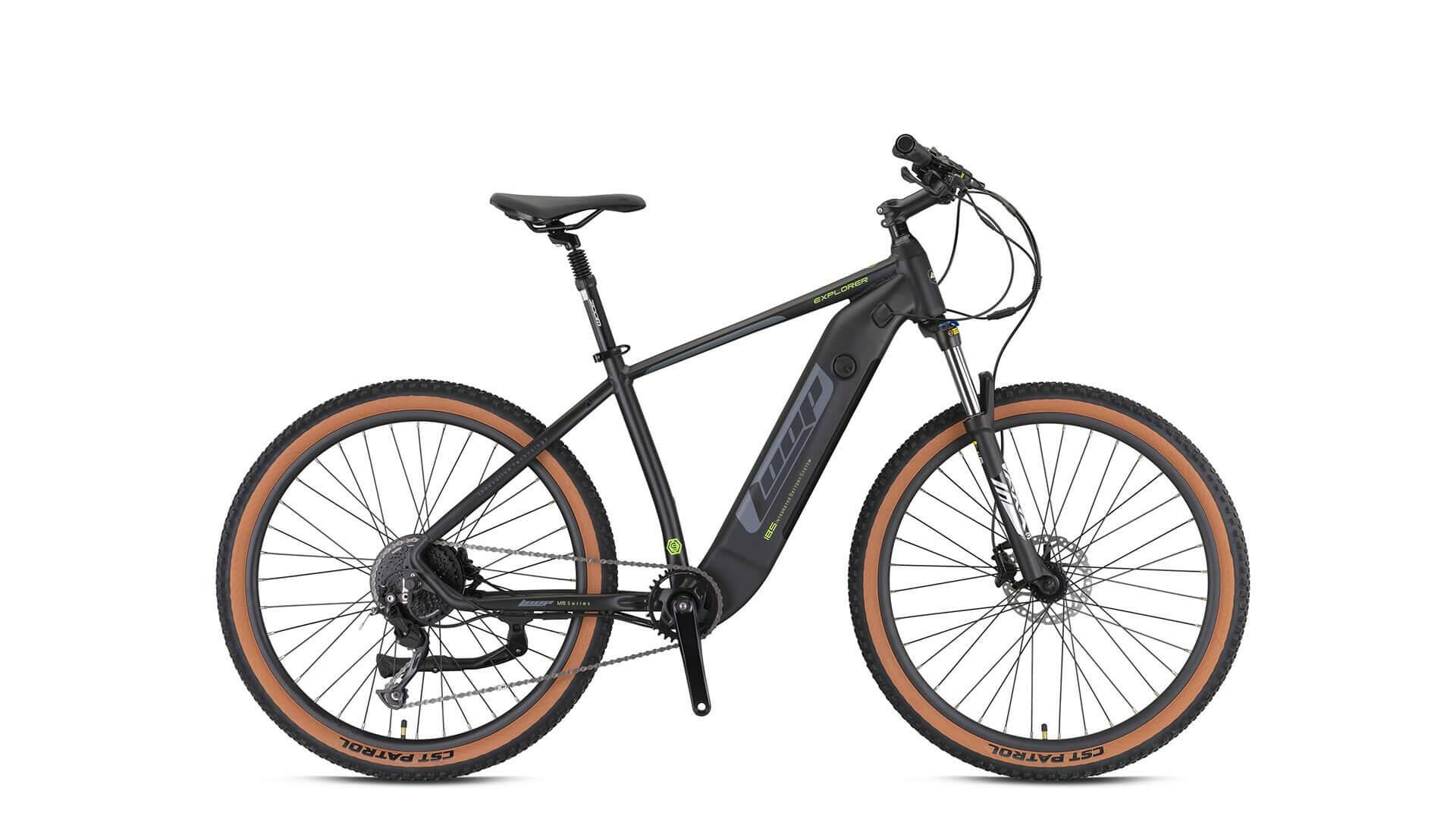 Loop Explorer 27.5'' Elektrikli Dağ Bisikleti 46cm Mat Siyah Neon Sarı