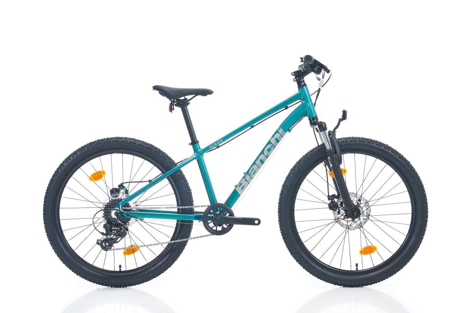 Bianchi XR24 24 Jant Bisiklet   33cm Koyu Yeşil Carine Gümüş