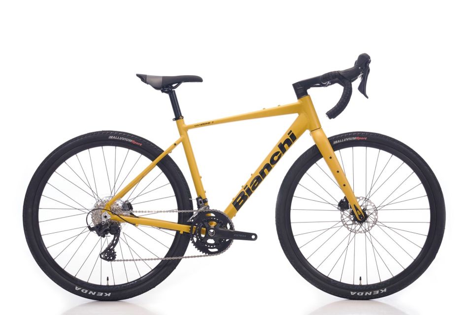 Bianchi Nirone 7 GRX820 Gravel Bisiklet  50cm Koyu Parlak Grafit Mat Sarı