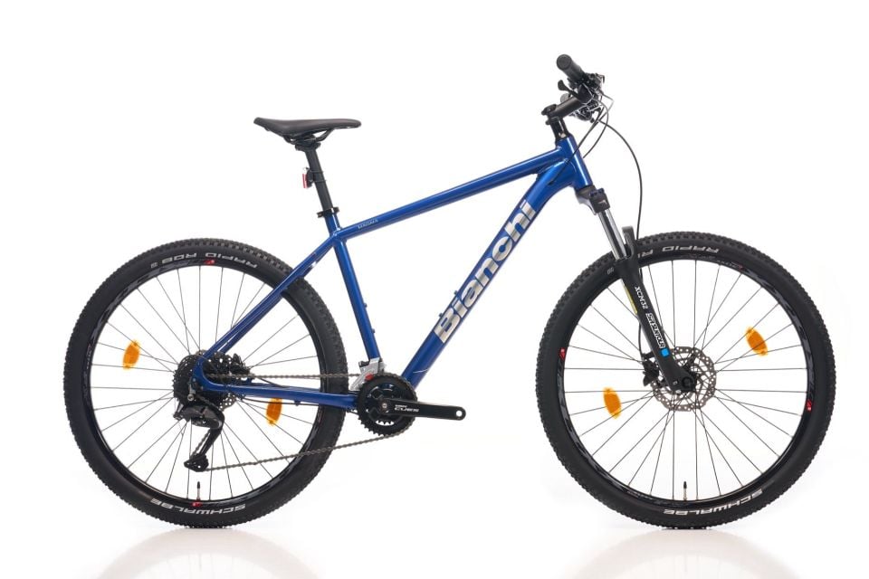 Bianchi Magma 27S CUES 27.5'' Dağ Bisikleti  48cm Parlak Koyu Kadife Mavi Parlak Gümüş
