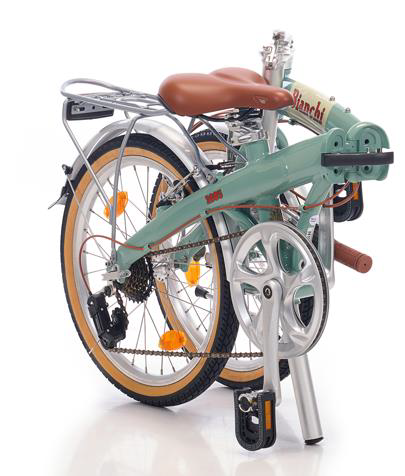 Bianchi New Folding Vintage 20'' Katlanır Bisiklet Celeste Yeşili