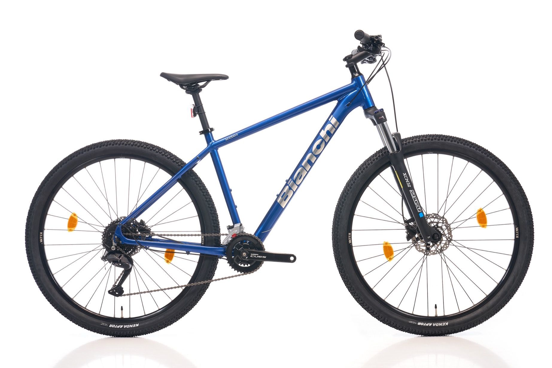 Bianchi Magma 29S CUES 29'' Dağ Bisikleti 43cm Parlak Kadife Mavi Parlak Gümüş