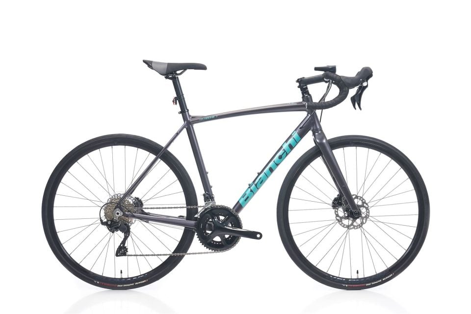 Bianchi Nirone 7 Yol Yarış Bisikleti 12S 52cm Parlak Koyu Gri Celeste