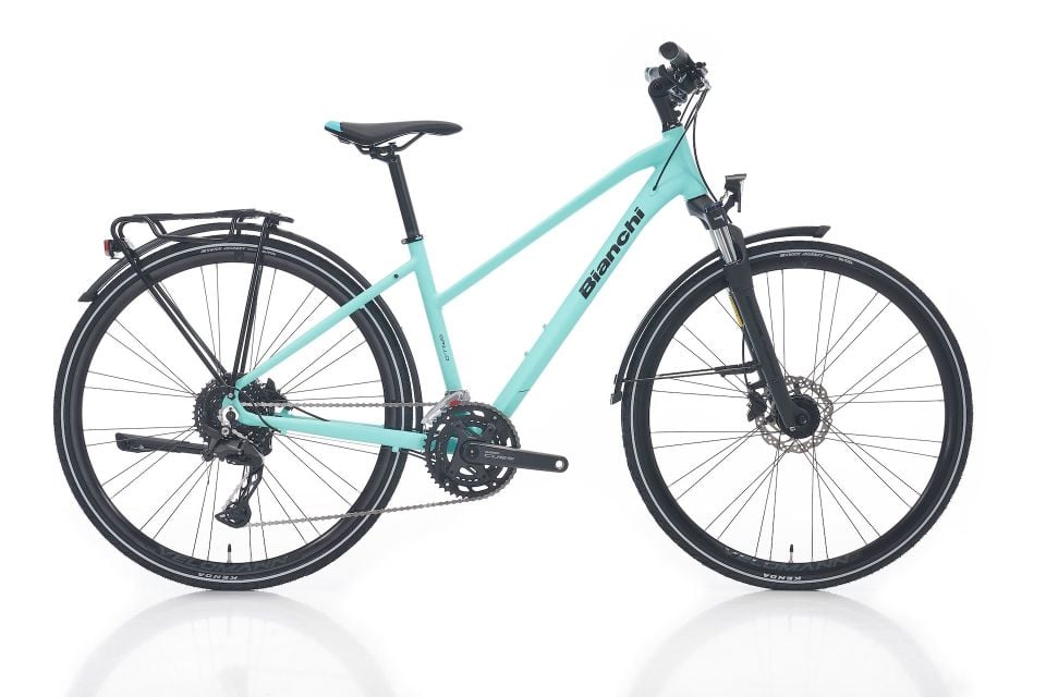 Bianchi Newtourer CUES ST Şehir Bisikleti  43cm Mat Celeste Yeşili