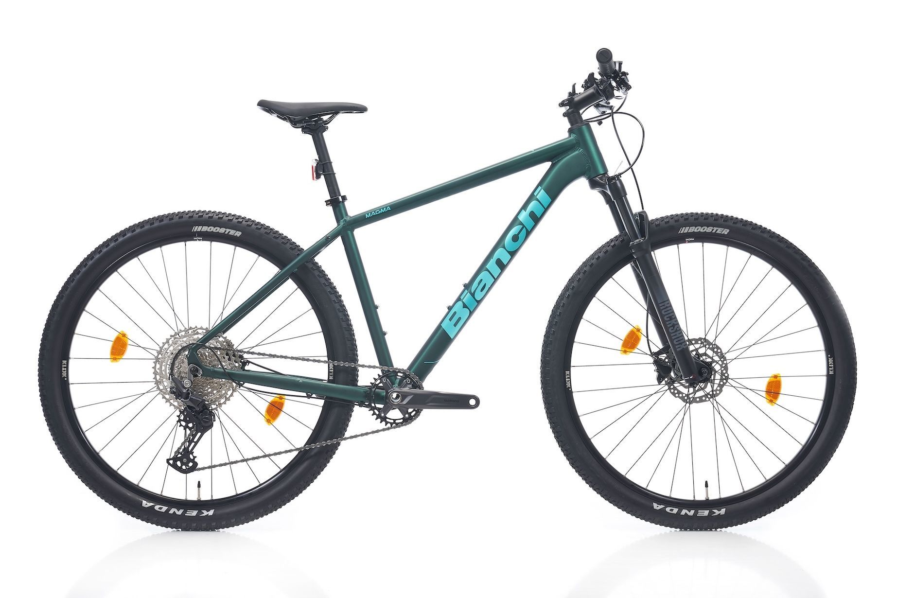 Bianchi Magma Comp 9S Deore 29 Jant Dağ Bisikleti 43cm Mat Yeşil Parlak Metalize Celeste