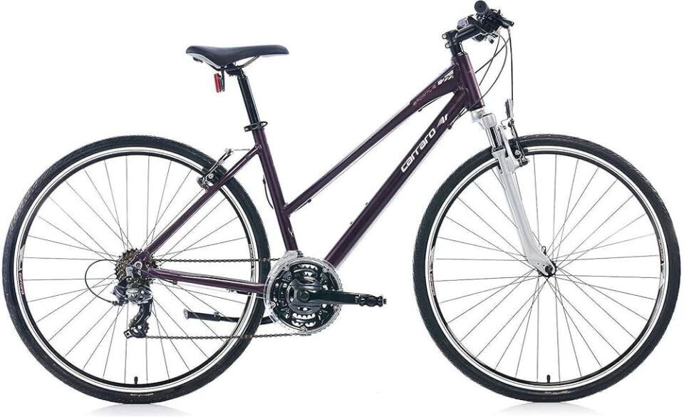 Carraro Sportive 222 28 Şehir Bisikleti 40cm Mat Mor Gri Fuşya