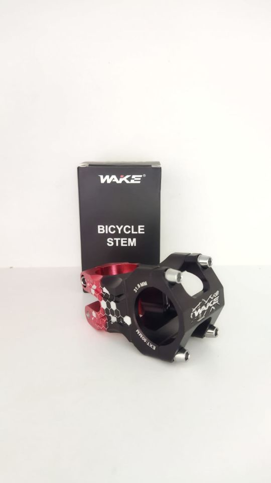 WAKE Alüminyum Oversize 31.8 Gidon Boğazı Çift Renk Kırmızı 50mm