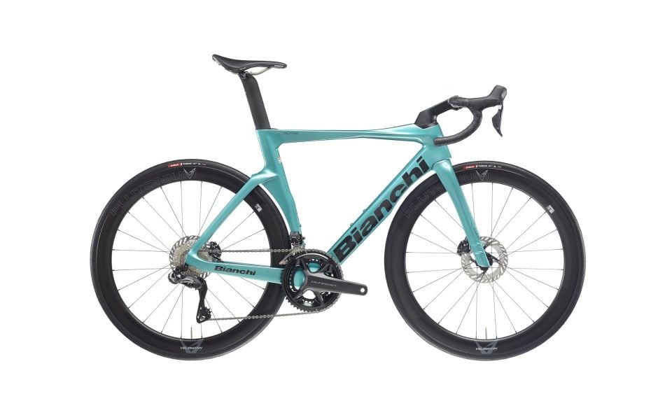 Bianchi Oltre Comp Ultegra Di2 Yol Yarış Bisikleti 55cm Yeni Metalik Celeste