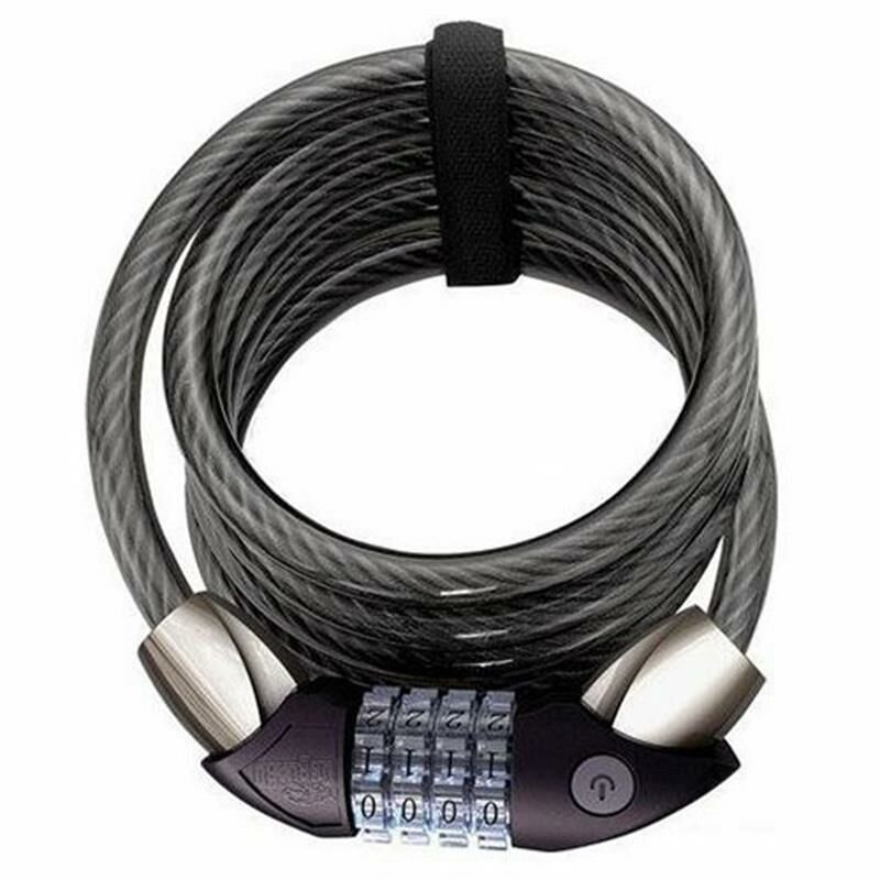 Onguard 8064GLo Terrier Combo 10mm X 1850mm Şifreli Kilit Işıklı Siyah