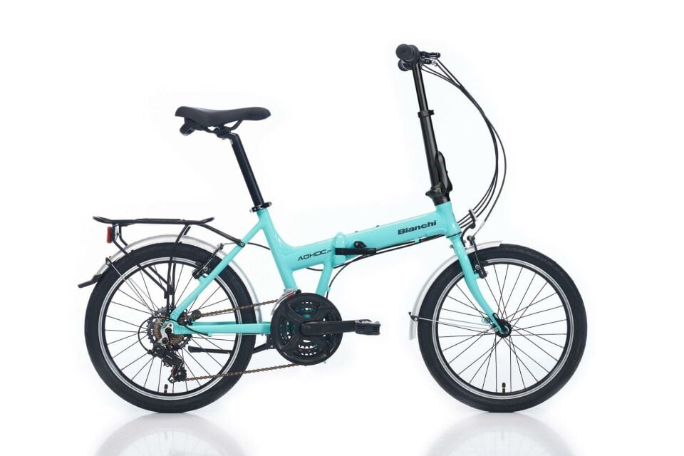 Bianchi F21 Adhoc 20'' Katlanır Bisiklet Celeste Yeşili