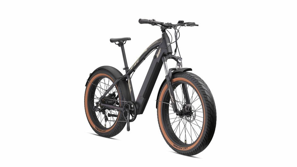 Loop Cruiser 26 Fatbike Elektrikli MTB Bisiklet 44cm Siyah