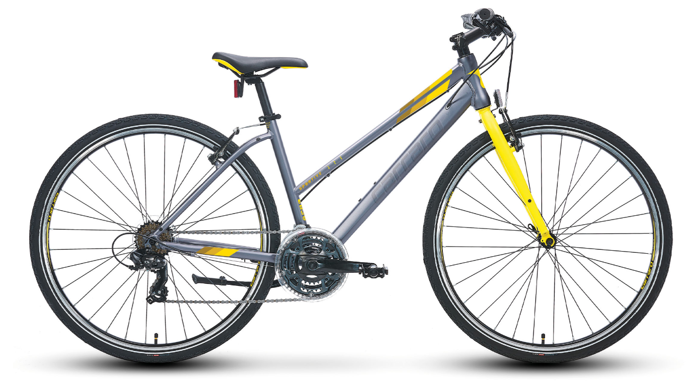 Carraro Sportive 322 28'' Şehir Bisikleti 44cm Mat Antrasit Sarı Koyu Sarı
